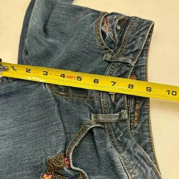 So wear it declare it girls flare leg jeans with flap back pockets size 7 - Picture 9 of 11
